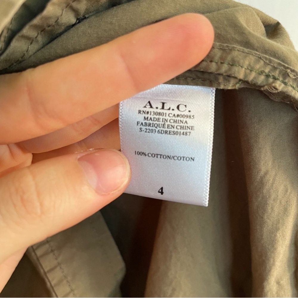 A.L.C. Olive Cutout Maxi Dress - Picture 10 of 13